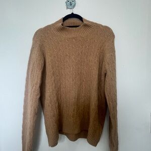 J. Crew Men's Camel Crewneck Sweater